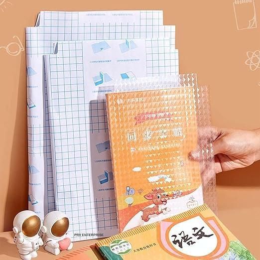 Transparent Sticker Books Cover